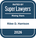Super Lawyers Badge - Rilee Harrison